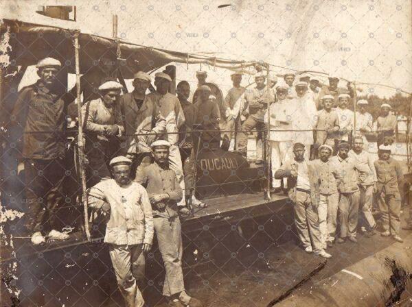 Bretons sous-marin Foucault Cherbourg 1914